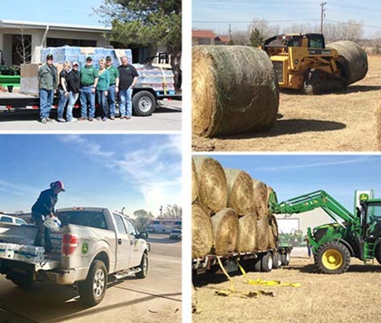 WE Sent Tractor Donations to Woodward, OK
