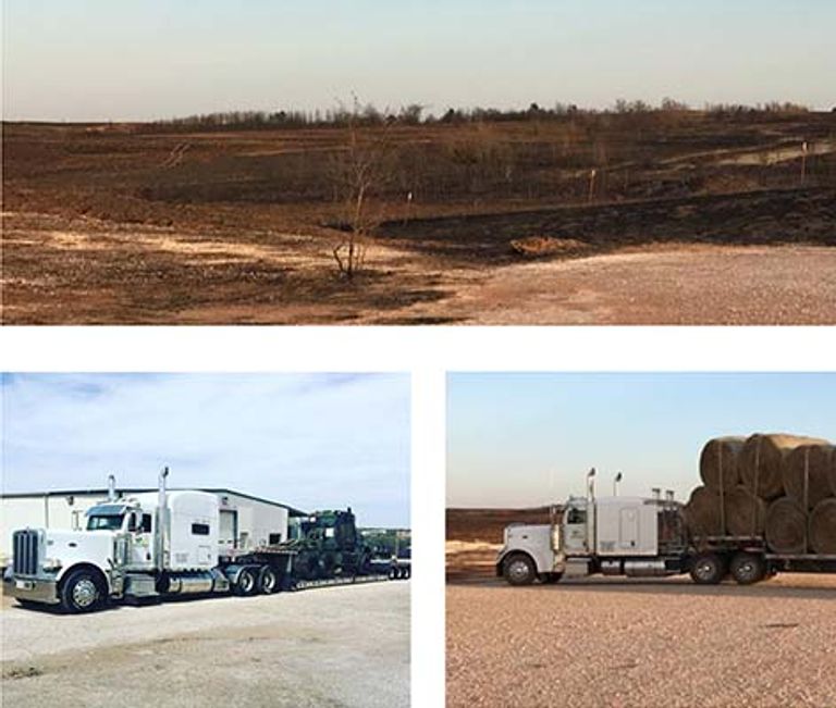WE Helped Victims of the Dewey County Wildfires